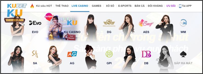 Hình thức Live Casino với cơ chế dealer người thật